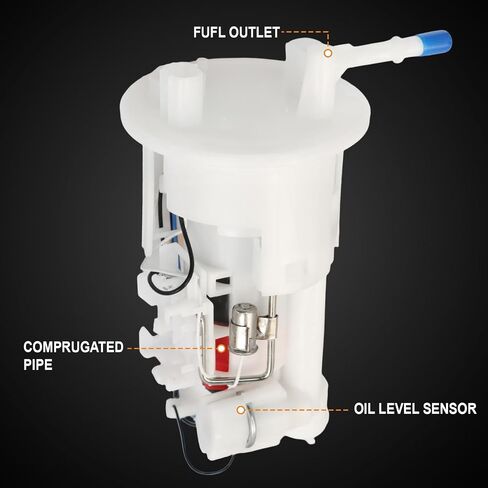 2004-2009 Fuel Pump Assembly Compatible for Yamaha YZF-R1 2004-2006, YZF-R6 2005, YZF-R6S 2006-2009, Replaces 5PW-13907-03-00 101961-7791 in Saudi Arabia