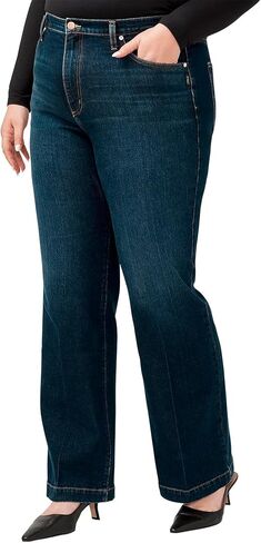 Silver Jeans Co. Women's Plus Size Highly Desirable High Rise Trouser Leg Jeans in Saudi Arabia