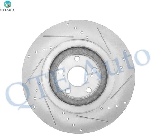 PM Auto Front Drilled Slotted Disc Brake Rotors For 2010-2015 Lexus RX350 Japan Built in Saudi Arabia