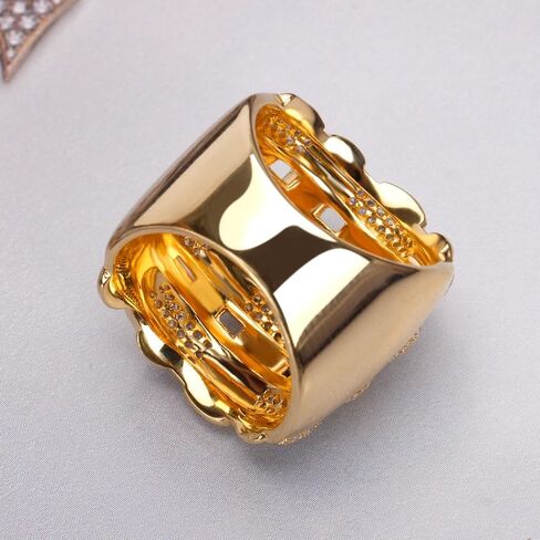 Razered Frosted Finger Ring Cross Line Cubic Zirconia Steel Women Fashion Ring Pretty Bridal Jewelry Accessories in Saudi Arabia