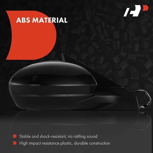 A -Premium Side Side Side Manual Mirror - متوافقة مع شيفروليه أفيو 2004 2005 2006 2007 2008 - اليدوي غير المذرع قابلة للطي أسود خارج المرآة الخلفية - استبدل# 96406189 in Saudi Arabia