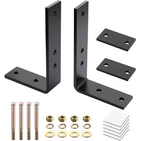 2 PCS 91006 BAR LIGHT BARKET BRACKET LIGHTSTROUPE LIGHTS MOUNTING BRACKETS PRACKETS لشريط صف واحد مستقيم أو منحني قوس قابلة للتعديل Undipal Mounts LAPE LOTE FOR TRACK | عالمي in Kuwait