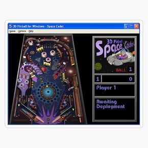 Magnet 3D Pinball for Windows - Space Cadet Magnetic Vinyl Sticker Music Magnet 5 " in Kuwait