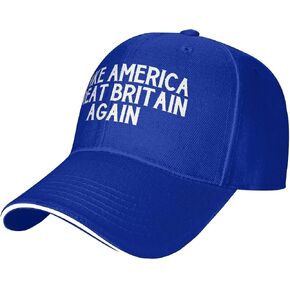 Make America Great Britain Again Classic Trucker Hat Men Women Low Profile Baseball Cap Dad Hats Adjustable,Black in Saudi Arabia