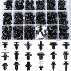 OAUTOO 180pcs for Honda & Acura Push-Type Retainer Clip Assortment Bumper Cover Fender Liner Cowl Panel Splash Shield Clips in Saudi Arabia