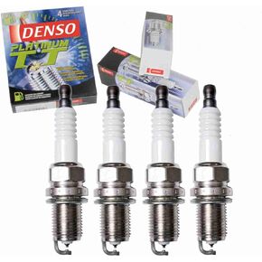 4 pc DENSO Platinum TT Spark Plugs compatible with Honda Accord 2.2L 2.3L L4 1990-2002 in Kuwait