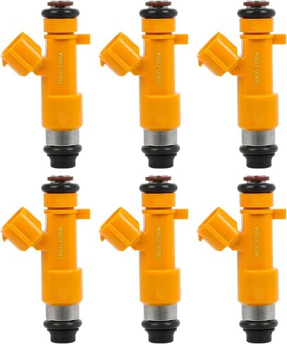 SCITOO Fuel Injectors Automotive Engine 6 Holes 6Pcs Replacement For INFINITI For EX37 2013,For INFINITI For FX37 2013,For INFINITI For G37 2008-2013,For Nissan For 370Z 2009-2020 in Saudi Arabia