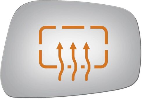 Burco 5126H Convex Passenger Side Power Replacement Mirror Glass Heated for 2005-2012 NISSAN FRONTIER, 2005-2012 NISSAN PATHFINDER in Saudi Arabia