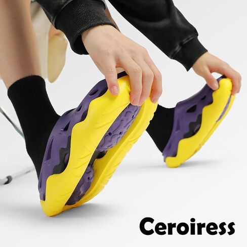 Unisex Slip on Clogs EVA Slides Hollow Sandals Shoes Outdoor | Futuristic Platform Recovery Cool in Saudi Arabia
