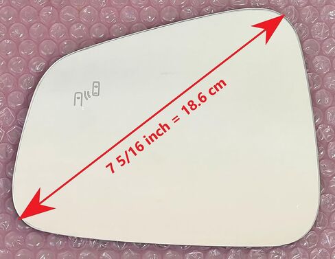 Blind Spot Mirror Glass with Full Size Adhesive for 2013-2022 Buick Encore Chevrolet Trax Driver Side View Left LH in Saudi Arabia