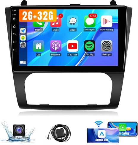 لنيسان ألتيما 2008 2009 2010 2011 2012 راديو اللاسلكي نيسان ألتيما كاربلاي و Android Auto ، ستيريو سيارة تعمل باللمس 9 بوصة ، التنقل BT WiFi SWC (دليل A/C) in Kuwait