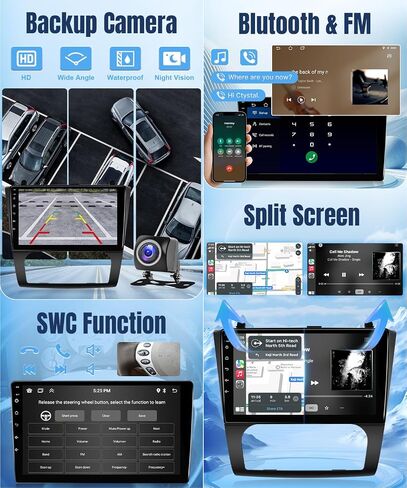 لنيسان ألتيما 2008 2009 2010 2011 2012 راديو اللاسلكي نيسان ألتيما كاربلاي و Android Auto ، ستيريو سيارة تعمل باللمس 9 بوصة ، التنقل BT WiFi SWC (دليل A/C) in Kuwait