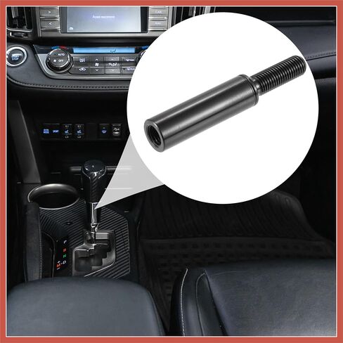 ACROPIX 51mm 2" Car Shift Knob Extension Aluminum Alloy Gear Shifter Extender Lever M10x1.25 for Ford for Nissan Car Parts in Saudi Arabia