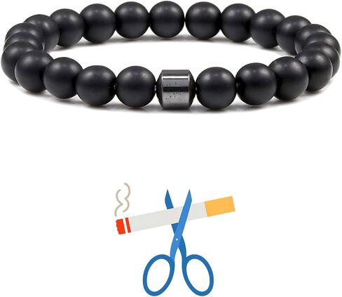 Smoking Cessation Bracelet for Women Men Anti Smoking Bracelet Quit Smoking Bracelet Magtherapy Lymphatic Drainage Lymph Nodes Acupressure Protection Bracelets Anxiety Stress Relief Gifts in Saudi Arabia