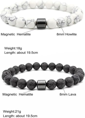 Smoking Cessation Bracelet for Women Men Anti Smoking Bracelet Quit Smoking Bracelet Magtherapy Lymphatic Drainage Lymph Nodes Acupressure Protection Bracelets Anxiety Stress Relief Gifts in Saudi Arabia