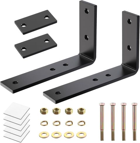 2 PCS 91006 BAR LIGHT BARKET BRACKET LIGHTSTROUPE LIGHTS MOUNTING BRACKETS PRACKETS لشريط صف واحد مستقيم أو منحني قوس قابلة للتعديل Undipal Mounts LAPE LOTE FOR TRACK | عالمي in Kuwait
