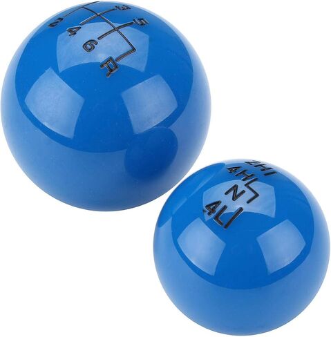 Ball Style 6 Speed Transfer Case Shift Knob for Jeep for JK (Color : White) in Saudi Arabia