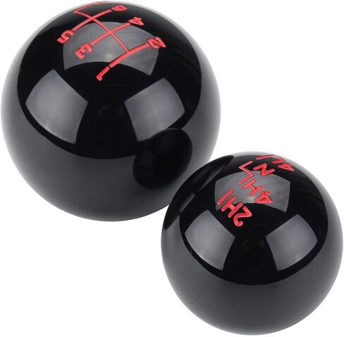 Ball Style 6 Speed Transfer Case Shift Knob for Jeep for JK (Color : White) in Saudi Arabia