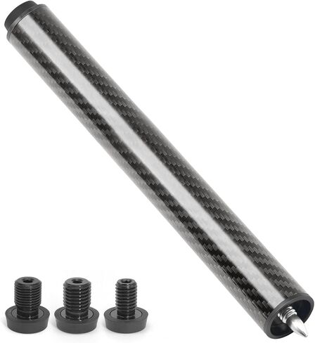 Pool Cue Extension with 3 Bumpers Carbon Fiber Billiard Cue Extender Pool Cue Accessories in Kuwait