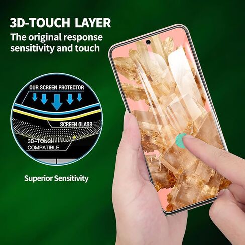 2 Pack for Google Pixel 6a (6.1") Screen Protector, Tempered-Glass, Micro-curved Edges, Case Friendly, Bubble Free, HD Clear, Easy Installation in Saudi Arabia