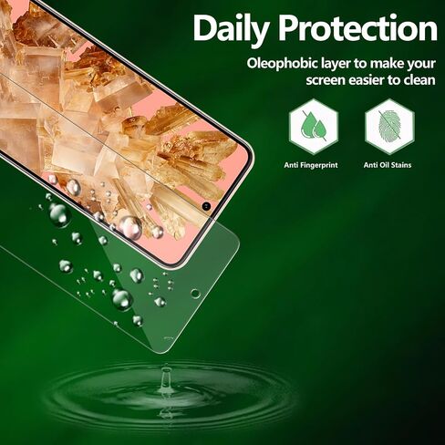 2 Pack for Google Pixel 6a (6.1") Screen Protector, Tempered-Glass, Micro-curved Edges, Case Friendly, Bubble Free, HD Clear, Easy Installation in Saudi Arabia