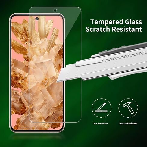 2 Pack for Google Pixel 6a (6.1") Screen Protector, Tempered-Glass, Micro-curved Edges, Case Friendly, Bubble Free, HD Clear, Easy Installation in Saudi Arabia