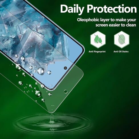 2 Pack for Google Pixel 6a (6.1") Screen Protector, Tempered-Glass, Micro-curved Edges, Case Friendly, Bubble Free, HD Clear, Easy Installation in Saudi Arabia