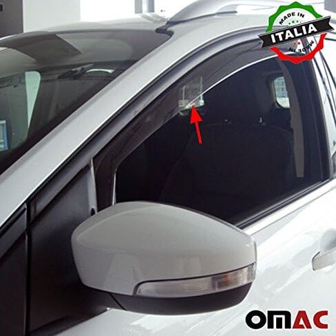 OMAC Front Bug Shield Hood Deflector Guard for Ford Escape 2013-2016 Black Smoke in Saudi Arabia