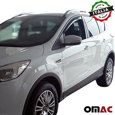 OMAC Front Bug Shield Hood Deflector Guard for Ford Escape 2013-2016 Black Smoke in Saudi Arabia
