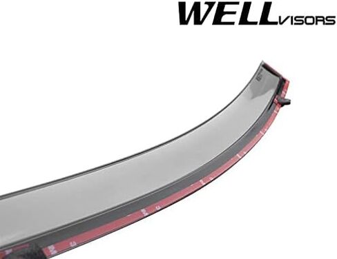 Wellvisors Window ، انحرافات الرياح المتوافقة مع شيفروليه تشيفي 2016-2019 فولت سبورت مع حراس المطر الكروم 3-847CH019 in Saudi Arabia