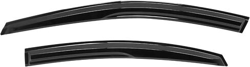 FREEMOTOR802 Mugen Style Window Deflectors Compatible with 2025 Toyota Camry | Tape-on Mount Rain Guards Side Window Visors Wind Deflectors Vent Visors Dark Tinted Acrylic 4-Piece in Saudi Arabia