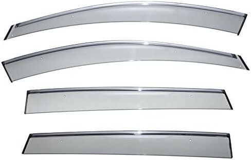 WellVisors Window Visors Wind Deflectors Compatible with Toyota 2013-2018 RAV4 with Chrome Trim Rain Guards 3-847TY014 in Saudi Arabia