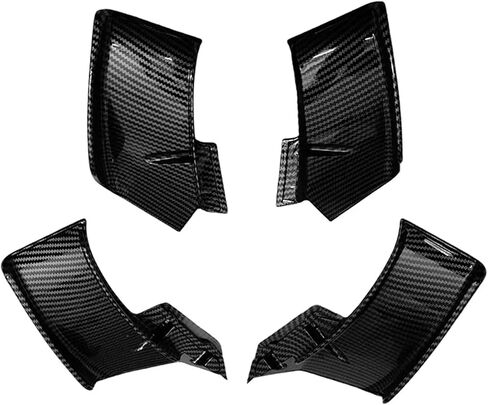 Winglets Wings Spoiler Fxed for Ducati Streetfighter V4 V4S V4SP 2018-2024 V2 2018-2024 Motorcycle Winglet Wing Kit Carbon Fiber Color (Matte Black) in Saudi Arabia