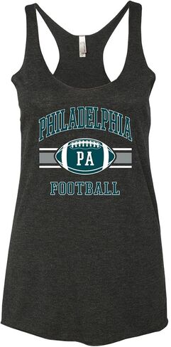 Phila Fan | PHI Fantasy Football Sports Tri-Blend Racerback Tank Top in Saudi Arabia