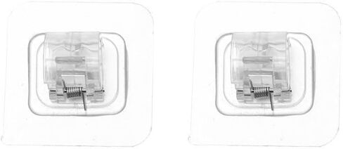 6 Pcs Transparent Non Drilled Curtain Rod Bracket, Transparent Non Drilled Curtain Rod Bracket, Self-Adhesive Wall Hanging Curtain Hook,Square Bathroom Hook(6 pcs) in Saudi Arabia