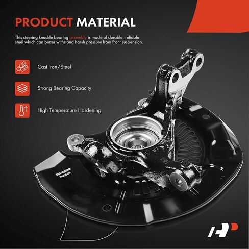 A-Premium Front Right Steering Knuckle & Wheel Bearing Hub Assembly Compatible with Toyota Sienna 2011-2017, FWD, Passenger Side in Saudi Arabia