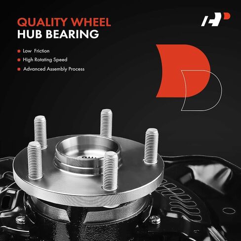 A-Premium Front Right Steering Knuckle & Wheel Bearing Hub Assembly Compatible with Toyota Sienna 2011-2017, FWD, Passenger Side in Saudi Arabia