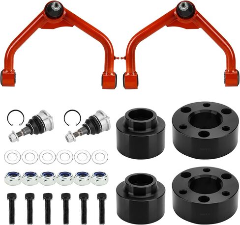 3 Inch Front 2 Inch Rear Leveling Lift Kit with Front Upper Control Arms and Leveling Kit fit for Ram 1500 2011-2023, Suspension Tubular Arms with Ball Joint Spacers and Blocks in Saudi Arabia