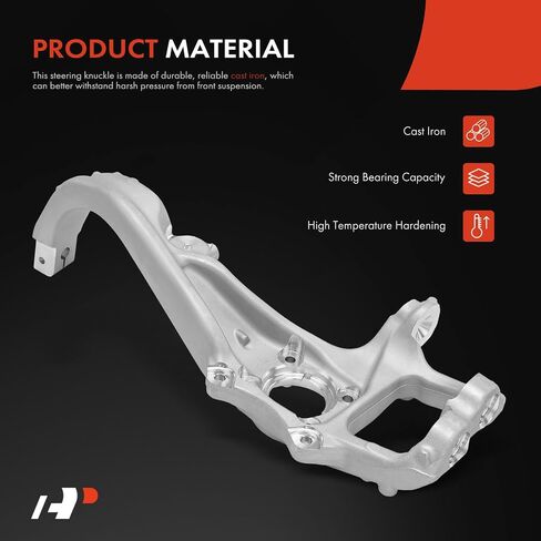 A-Premium Front Suspension Detering Knuckle متوافق مع Tesla Model X 2016 2017 2018 2019 ، 2020 ، جانب السائق الأيسر in Saudi Arabia