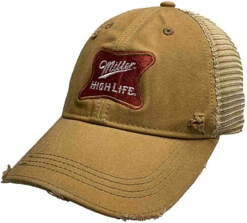 Miller High Life Gold Mesh Mesh Retro Brand Trucker Hat in Saudi Arabia