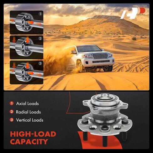 A-Premium Rear Wheel Bearing and Hub Assembly with 5-Lug Compatible with Honda Odyssey 2005 2006 2007 2008 2009 2010 in Saudi Arabia