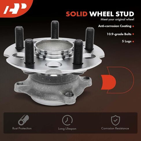 A-Premium Rear Wheel Bearing and Hub Assembly with 5-Lug Compatible with Honda Odyssey 2005 2006 2007 2008 2009 2010 in Saudi Arabia