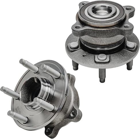 Detroit Axle - Rear 2pc Wheel Bearing Hubs for 11-15 Chverolet Cruze, 16 Cruze Limited, 2 Wheel Bearing and Hubs Assembly 2011 2012 2013 2014 2015 Replacement in Saudi Arabia