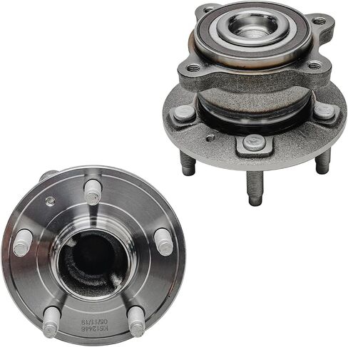 Detroit Axle - Rear 2pc Wheel Bearing Hubs for 11-15 Chverolet Cruze, 16 Cruze Limited, 2 Wheel Bearing and Hubs Assembly 2011 2012 2013 2014 2015 Replacement in Saudi Arabia
