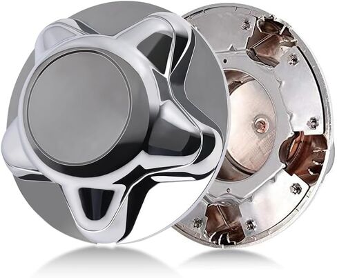 G-PLUS 7" Center Caps with 5-Lug Steel Wheel Chrome 2 PCS Compatible with Ford F150 Expedition 1997-2003 Wheel Hub Caps Rim Cover in Saudi Arabia