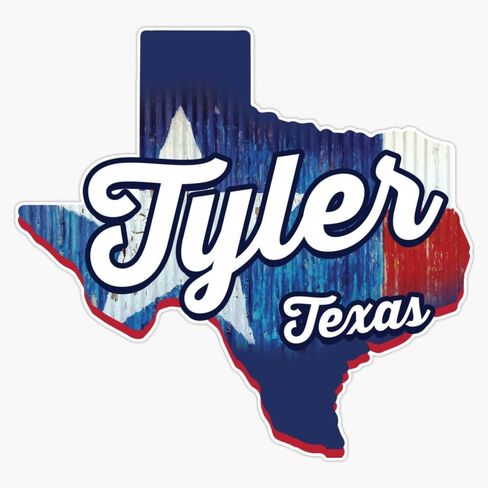 Magnet Tyler Texas City Magnet Vinyl Decal Sticker 5" in Saudi Arabia