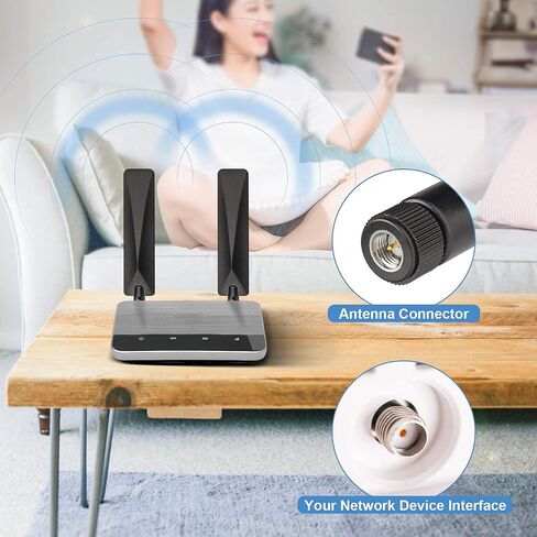 Bingfu 4G LTE Antenna 9dBi SMA Male Cellular Antenna Compatible with 4G LTE Wireless CPE Router Hotspot Cellular Gateway Industrial IoT Router Trail Camera Game Camera Outdoor Security Camera in Saudi Arabia