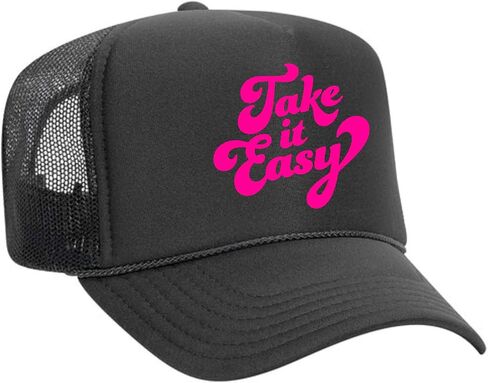 TAKE IT Easy Neon Trucker Hat in Saudi Arabia