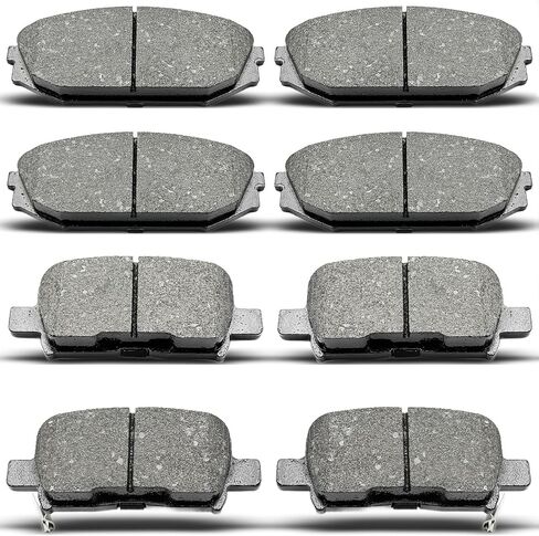 8Pcs Ceramic Front Rear Brake Pad Set Fit For 2001-2002 For Acura MDX,2002-2004 For Honda Odyssey in Saudi Arabia