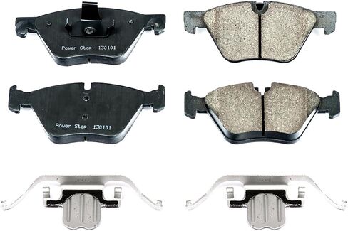 Power Stop 17-1504, Z17 Front Ceramic Brake Pads with Hardware For BMW 528i 2011-2016, BMW 528i xDrive 2012-2016 [Model Specific] in Saudi Arabia